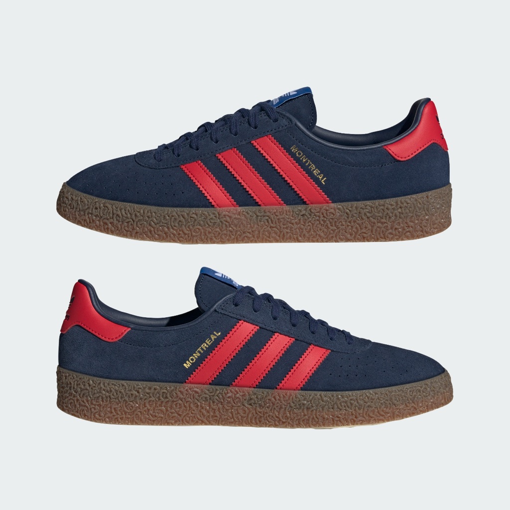 Adidas Blue And Red Montreal Sneakers New In The Box
